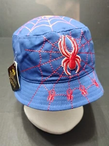 Fischerhut Jugend Spiderman Größe Small bestickt Luxus Kopfbedeckung Strandhut - Bild 1 von 9