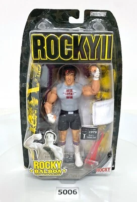 Equipo de entrenamiento Rocky II película Rocky Balboa Jakks Pacific Foto 1 de 4