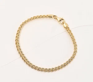 David Markstein 14K Gold Herz Seil Love Armband, 2,6 g - Bild 1 von 2