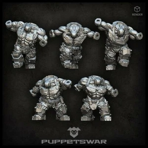 Five Models Orc Bodies Puppetswar L021 - Picture 1 of 4