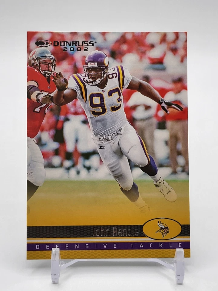 John Randle "2002 Donruss" RETRO 2022 Panini Donruss #37 Minnesota Vikings - Image 1 of 2