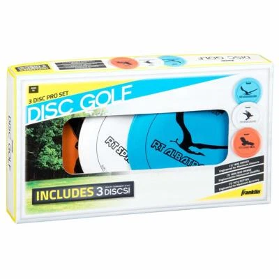 Franklin Disc Golf 3-Disc Pro Set - 160G Driver, 160G Mid-Range & 167G Putter - Image 1 of 3
