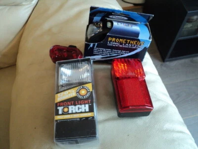 2 set Of Front/Rear BIKE Lights including BONTRAGER LED Flare 1   - Image 1 of 4