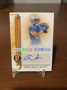 2023 Gold Standard Amon-Ra St. Brown Gold Fingers Auto /49