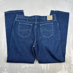 Jeans Lee MR Vintage 40x34 Bootcut Acampanado Ajuste Lavado Oscuro Denim Años 80-90 - Imagen 1 de 8