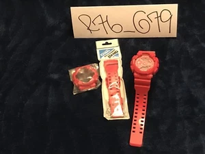 GA-110B-4 CASIO G-SHOCK GLOSSY HYPER PINK & BRAND NEW BAND & BEZEL SET - Picture 1 of 7