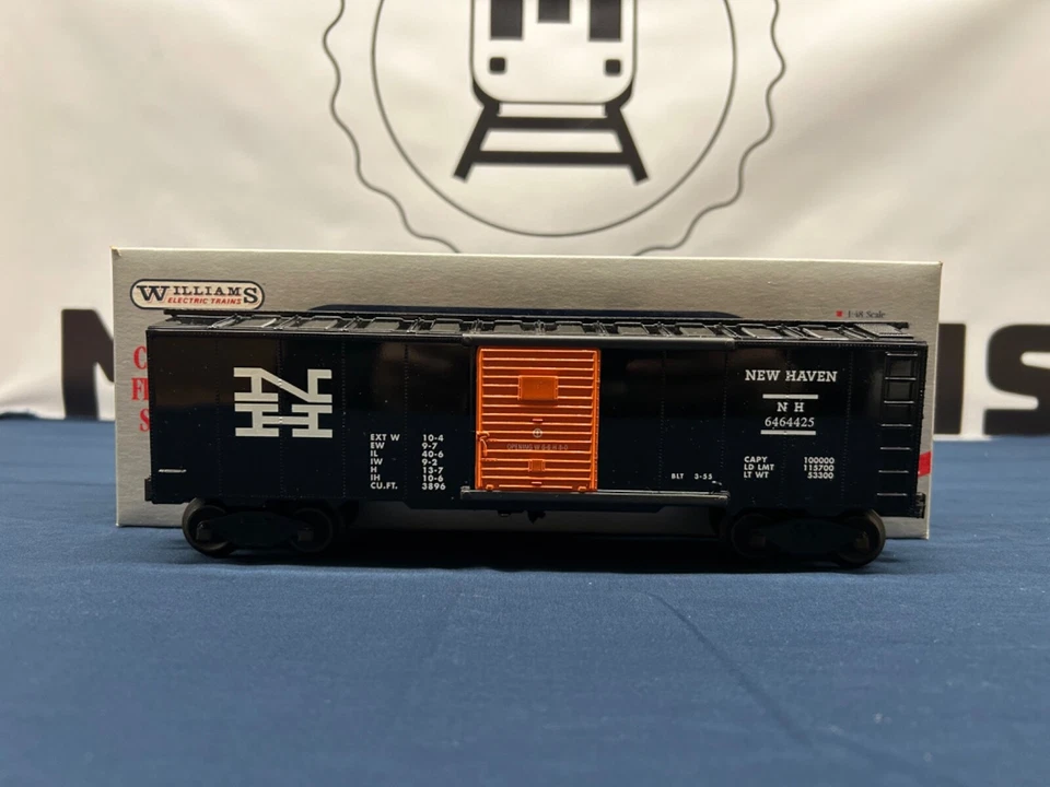 Williams New Haven (Black) #6464425 Single Door Box Car 3250 - Image 1 of 3