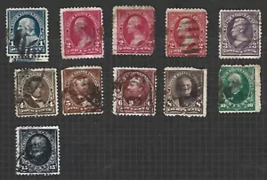 US Stamps-SC# 264 - 274 - Used - Some With Minor Faults - SCV $98.00 - Picture 1 of 2