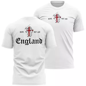 Mens St Georges Day T Shirt England Lion shirt Country George's Him English P... - Picture 1 of 12