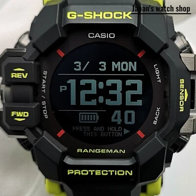 Мужские часы CASIO G-SHOCK GPR-H1000RY-1A9JR черный RANGEMAN новый в коробке - Изображение 1 из 4