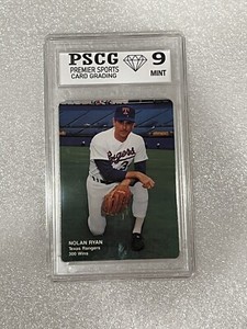Nolan Ryan HOF 1991 Mother's Cookies Card #2 of 4 300 Win Rangers PSCG 9 MINT