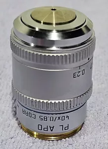 Objetivo microscopio Leica 506140 PL APO 40x/0,85 Corr ∞/0,11-0,23/C - Imagen 1 de 11
