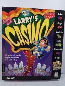 Leisure Suit Larry's Casion PC game Windows 95 with Manual Sierra Big box - Picture 1 of 6