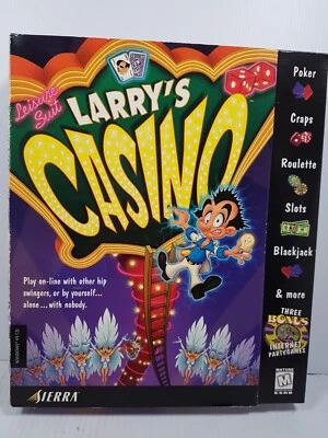 Leisure Suit Larry's Casion PC game Windows 95 with Manual Sierra Big box - Image 1 of 4