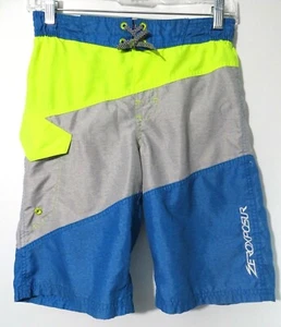 Bañador niño talla M 10/12 azul gris amarillo de Zeroxposur - Imagen 1 de 7
