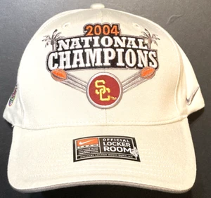 USC Trojans Hat Cap 2004 National Champions Orange Bowl Nike Locker Room FB - Picture 1 of 7