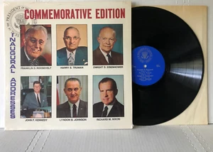 Nixon / Kennedy / Roosevelt INAUGURAL ADDRESSES Original 1973 SHRINK NM/VG++ - Picture 1 of 5
