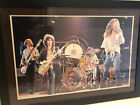 Led Zeppelin signiertes Poster Jimmy Page Robert Plant John Paul Jones John Bonham