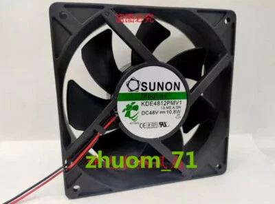1PC SUNON KDE4812PMV1 12038 48V 10.8W cooling fan - Image 1 of 2