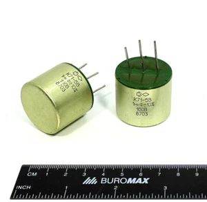 4pcs Condensatore in polistirolo 1uF 160V K71-5 Audio Hi-End URSS NOS - Foto 1 di 3