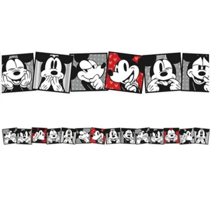 Eureka Mickey Mouse Throwback Mickey Selfies Extra Wide Deco Trim, 37 Feet - Picture 1 of 1