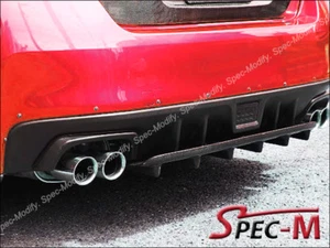 CS REAL CARBON FIBER REAR BOTTOM DIFFUSER ADD ON LIP FOR 2015-2020 WRX STI - Bild 1 von 3