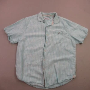 Tommy Bahama Shirt Mens Large Short Sleeve Button Front Lightweight Pocket - Picture 1 of 9