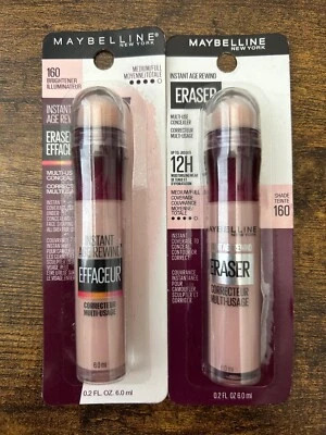 Maybelline Instant Age Rewind Eraser Dark Circle Concealer Brightener 160 2 Pack - Image 1 of 3