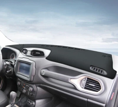 Leather Dash Mat Dashboard Cover Dashmat Interior Pad For Jeep Renegade 2015-21 - image 1 of 4