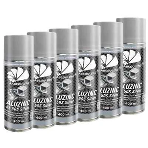 6X CYNKOWY SPRAY ALUMINIOWY 400ML SPRAY PODKŁAD PUSZKA OCHRONA ANTYKOROZYJNA NAPRAWA LAKIER OCHRONNY - Zdjęcie 1 z 8