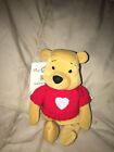 Disney Beanie Babies Pooh With Red Sweater