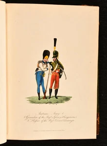 1812 The Military Costume of Europe Exhibited Highly Finished Military Figures - Picture 1 of 12