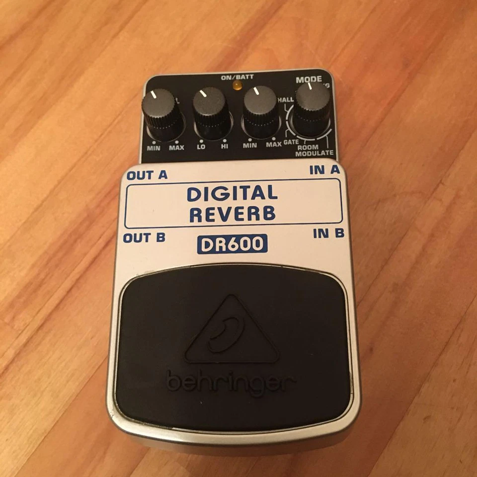 Behringer DR600 Digital Stereo Reverb Effect Pedal - Image 1 of 1