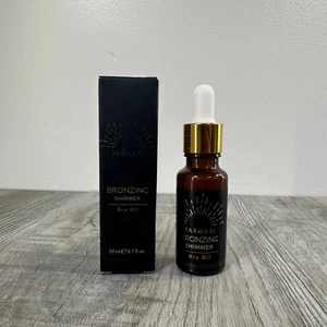 Farmasi Bronzing Shimmer Dry Oil New With Box 20 mL, 0.67 fl.oz. Retired Product - Picture 1 of 9