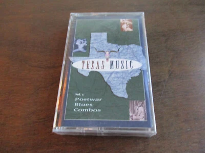 Texas Music Vol. 1 Postwar Blues Combos - Rhino Records Cassette Tape Sealed $4 - Image 1 of 3