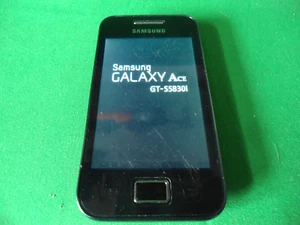 Samsung Galaxy Ace GT-S5830 Black 3.5" Early Smartphone 2011 For SPARES REPAIR - Picture 1 of 7