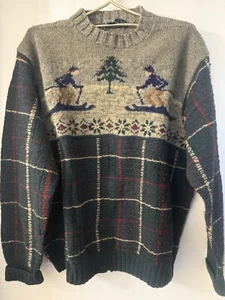 Polo Ralph Lauren Ski Tartan Karo Handstrick Pullover Gr. XL. - Bild 1 von 2