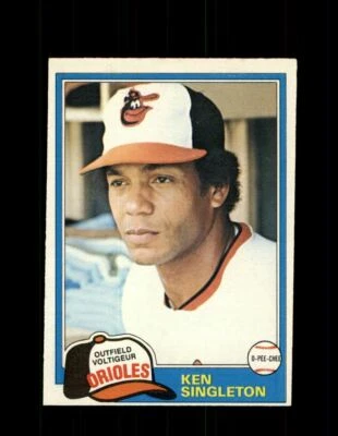 1981 KEN SINGLETON OPC #281 O-PEE-CHEE ORIOLES *G5053 - Image 1 of 2