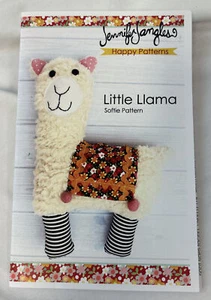 Jennifer Jangles Happy Patterns Basteln Nähen ungeschnitten Softie Muster Little Lama - Bild 1 von 3