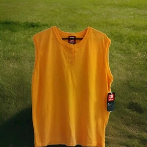 Wilson Softball Jersey Sleeveless Two-Button Girls Size XL - Picture 1 of 6