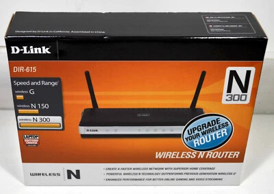 D-Link DIR-615, N300, Wireless N Router - Image 1 of 4