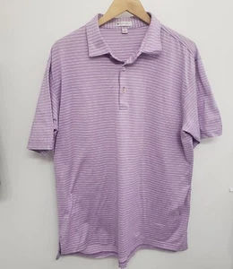 Peter Millar lila gestreiftes Polo Herren Gr. L - Bild 1 von 4