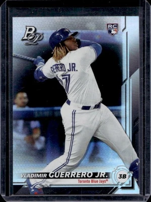 Bowman Platinum Vladimir Guerrero Jr. RC 2019 novato #27b Blue Jays Foto 1 de 2