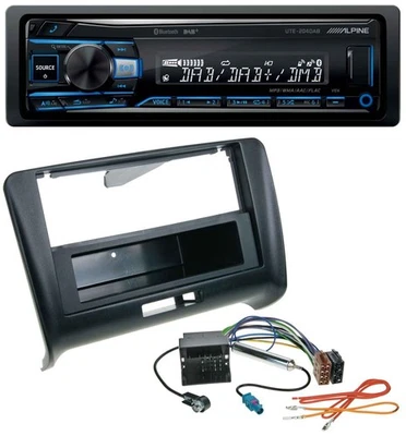 Alpine USB Bluetooth DAB MP3 Autoradio für Audi TT (2006-2014) - Quadlock - Bild 1 von 4