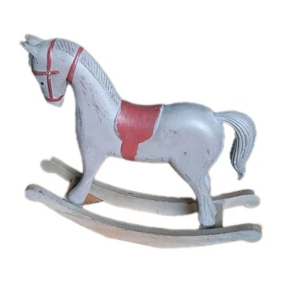 🐴🎅🏻Rocking horse decoration Christmas wooden horse decorative horse Christmas decoration new original packaging - Image 1 of 4