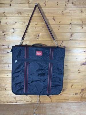 Rare Black Nylon RAWLINGS Garment Weekender / Travel / Sports Bag - Image 1 of 4