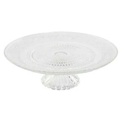Assiette plate Home ESPRIT Transparent Verre 29 x 29 x 9,2 cm - Photo 1/3