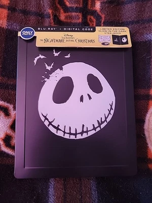 The Nightmare Before Christmas Glow-in-the-Dark Steelbook Like New Rare OOP - Image 1 of 4