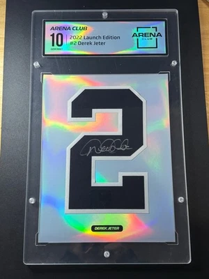 Camiseta Arena Club 2022 edición lanzamiento Derek Jeter firmada número automático limitado/25 Foto 1 de 3