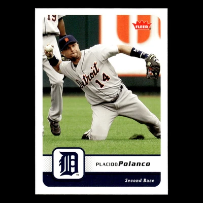 Tarjeta de béisbol Plácido Polanco #355 2006 Fleer Detroit Tigers MLB casi nueva Foto 1 de 3